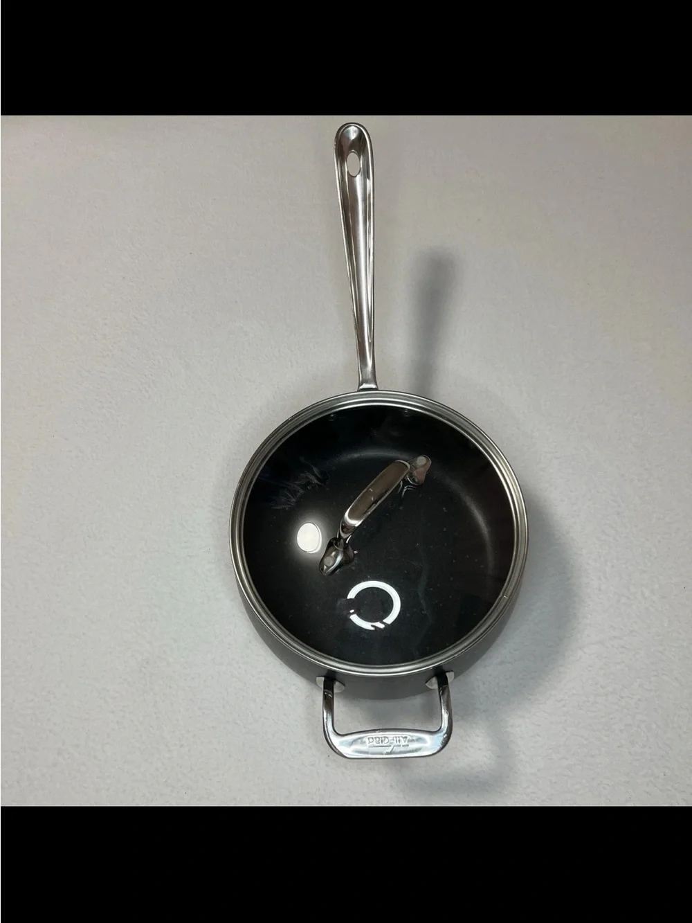 All-Clad 8” Hard Anodized Nonstick Sauce Pan Metalcrafters With Lid 3.5 Q